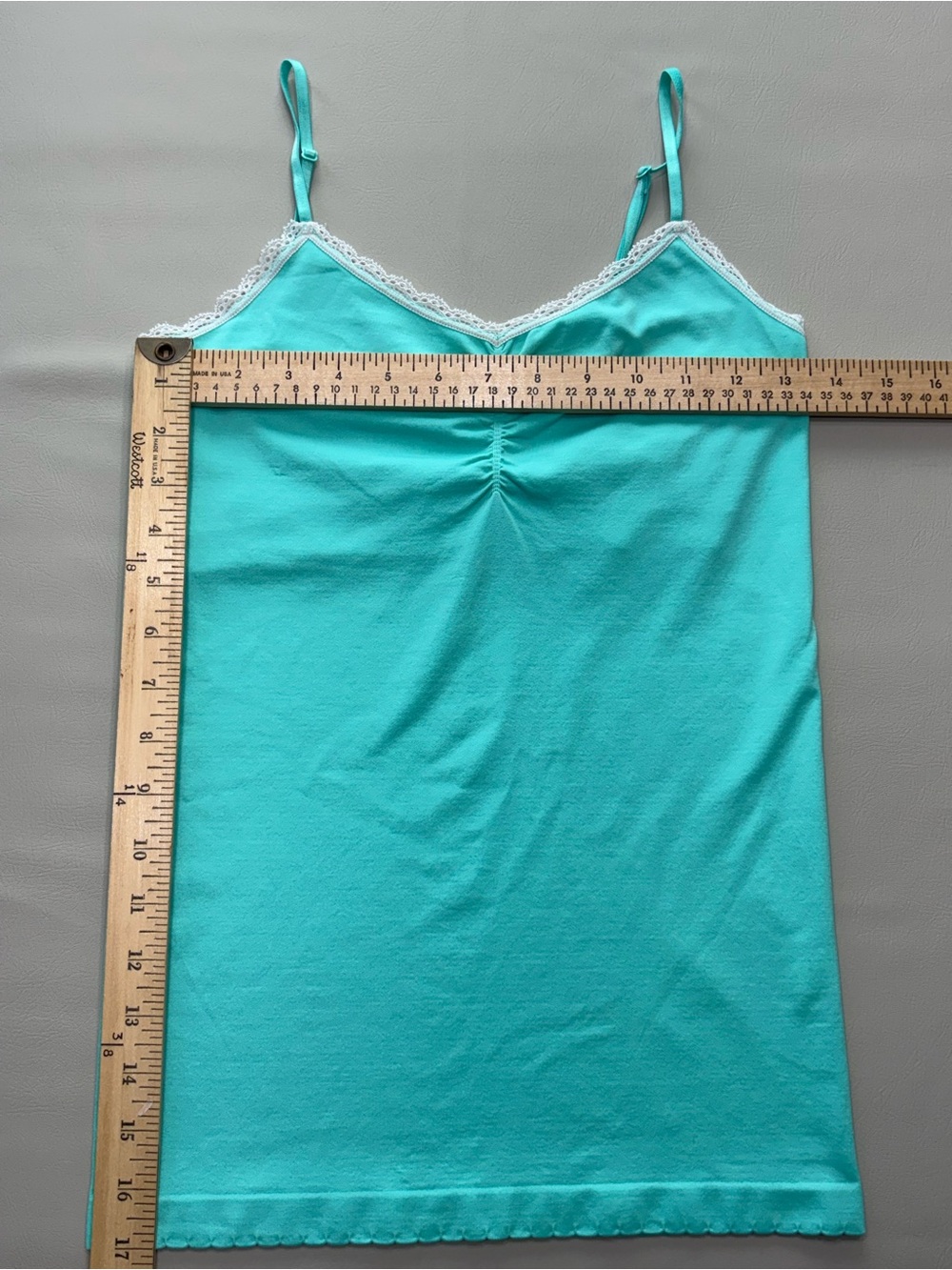 Victoria's Secret Mint Lace-Trim Cami - Picture 13 of 13